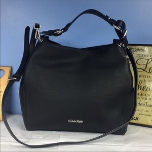 Like New Calvin Klein black shoulder bag